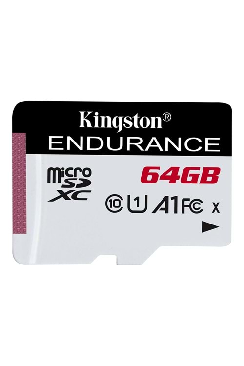 Kingston SDCE-64GB 64GB microSDXC Endurance 95R-30W C10 A1 UHS-I Card Only Hafıza Kartı
