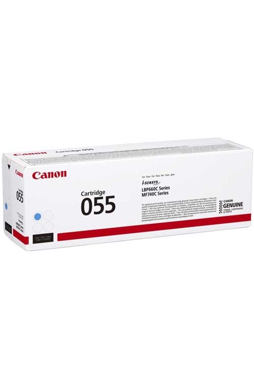 Canon CRG-055C Cyan Mavi 2.100 Sayfa Toner MF742